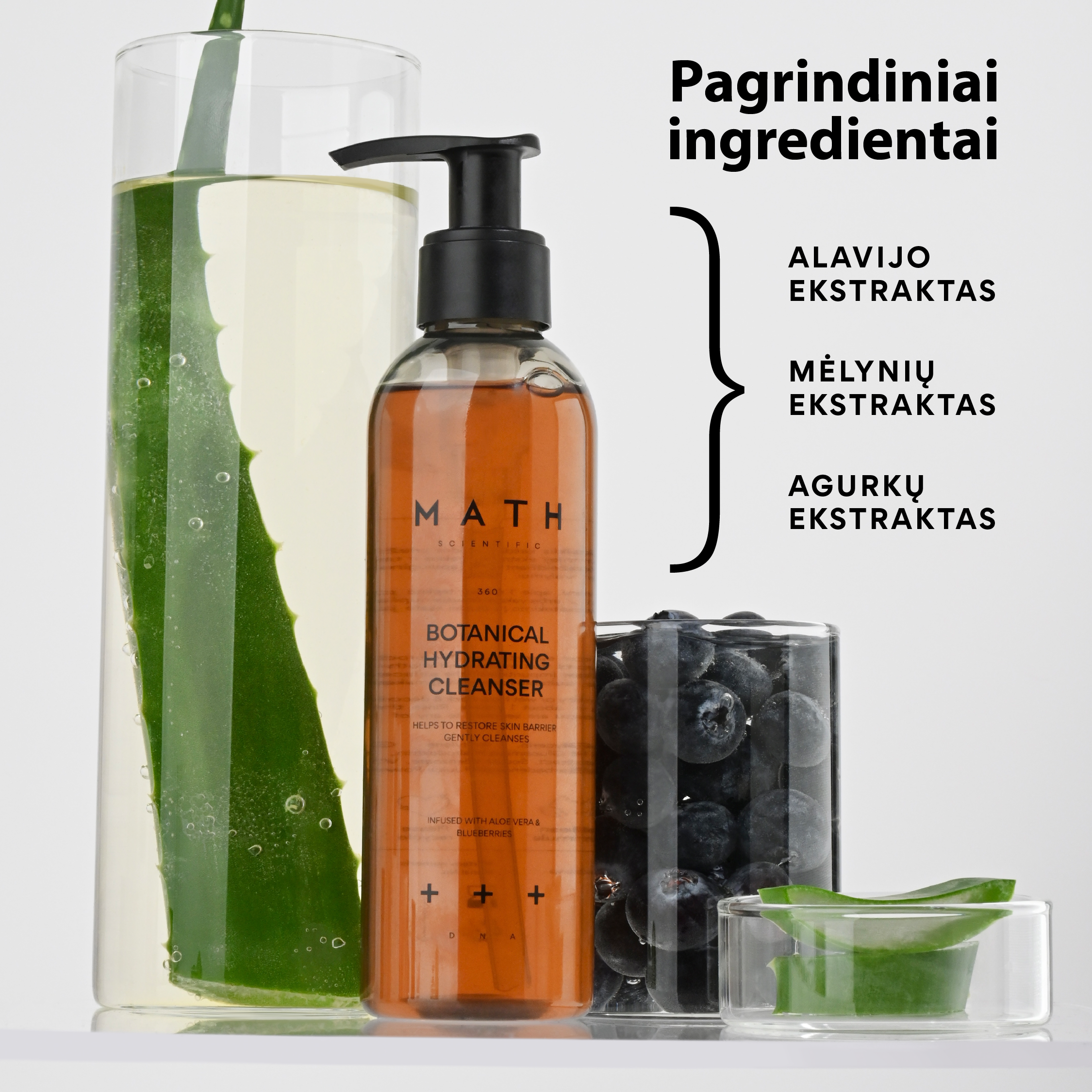 Raminantis prausiklis BOTANICAL HYDRATING CLEANSER