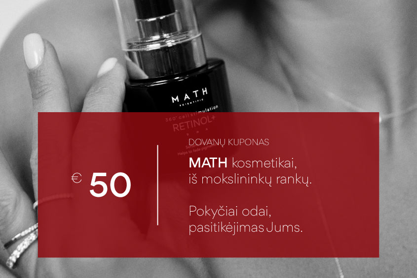 MATH Scientific dovanų kuponas