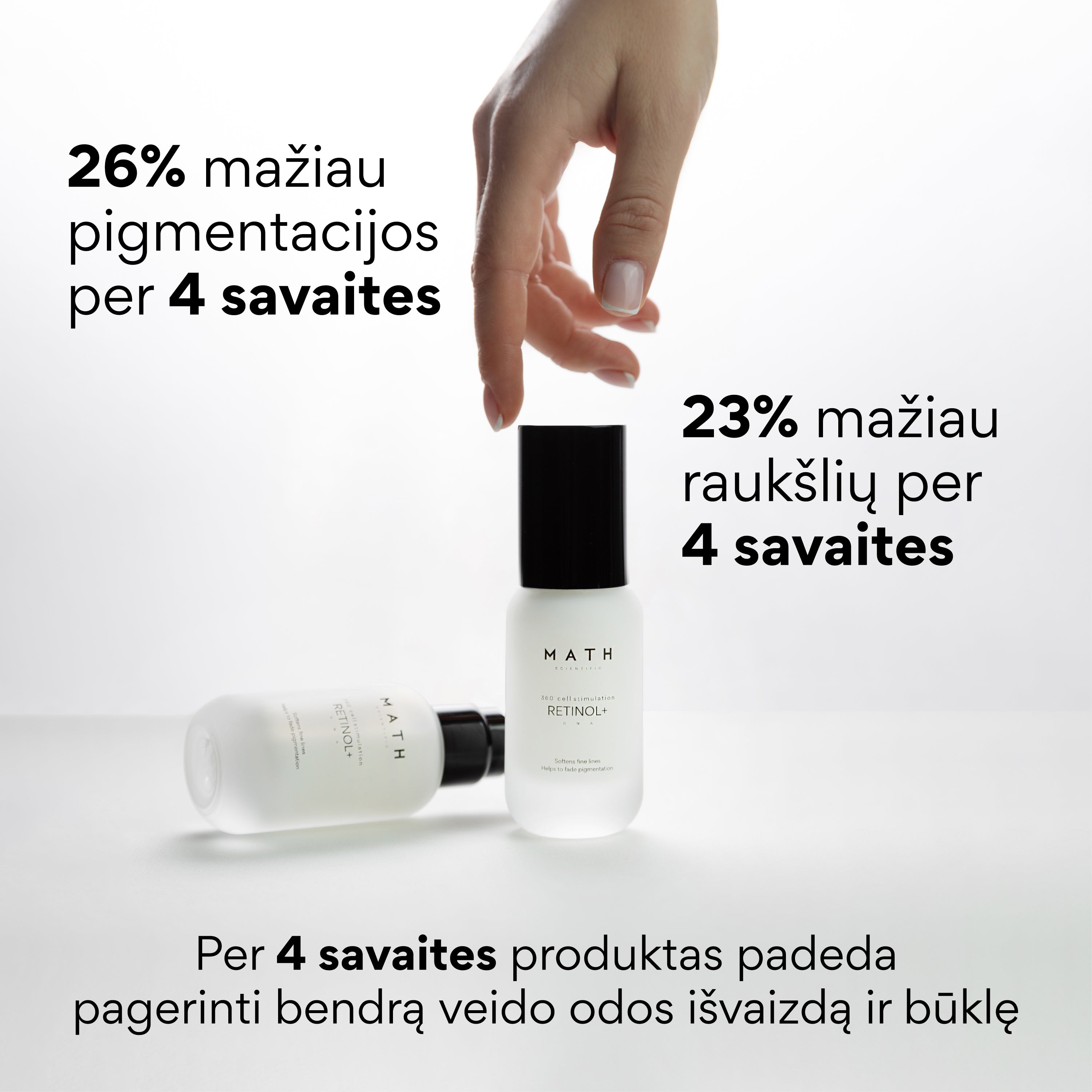 MAXI: Peptidų rinkinys pilnai odos regeneracijai
