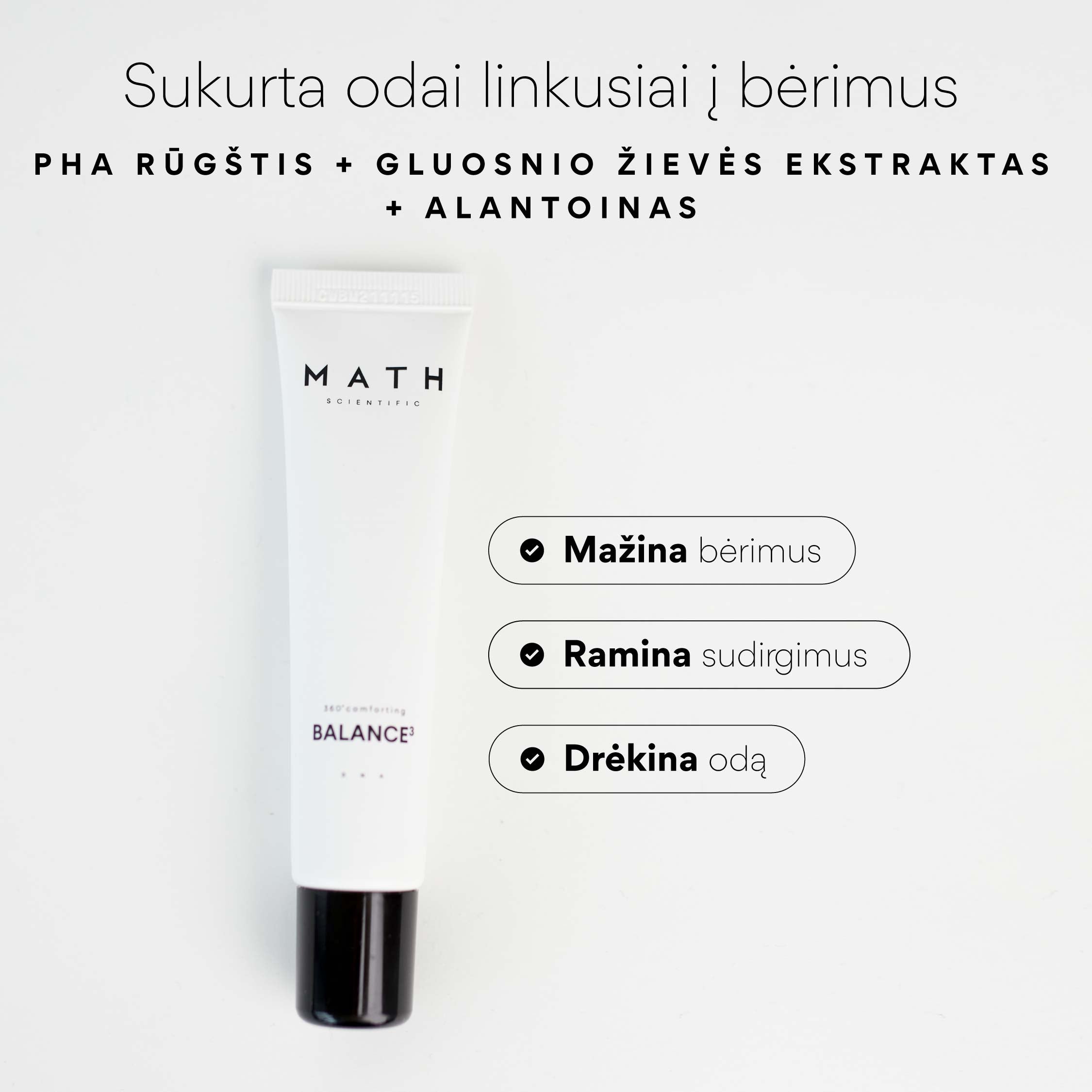 Energizuojantis kremas prevencijai nuo bėrimų BALANCE3