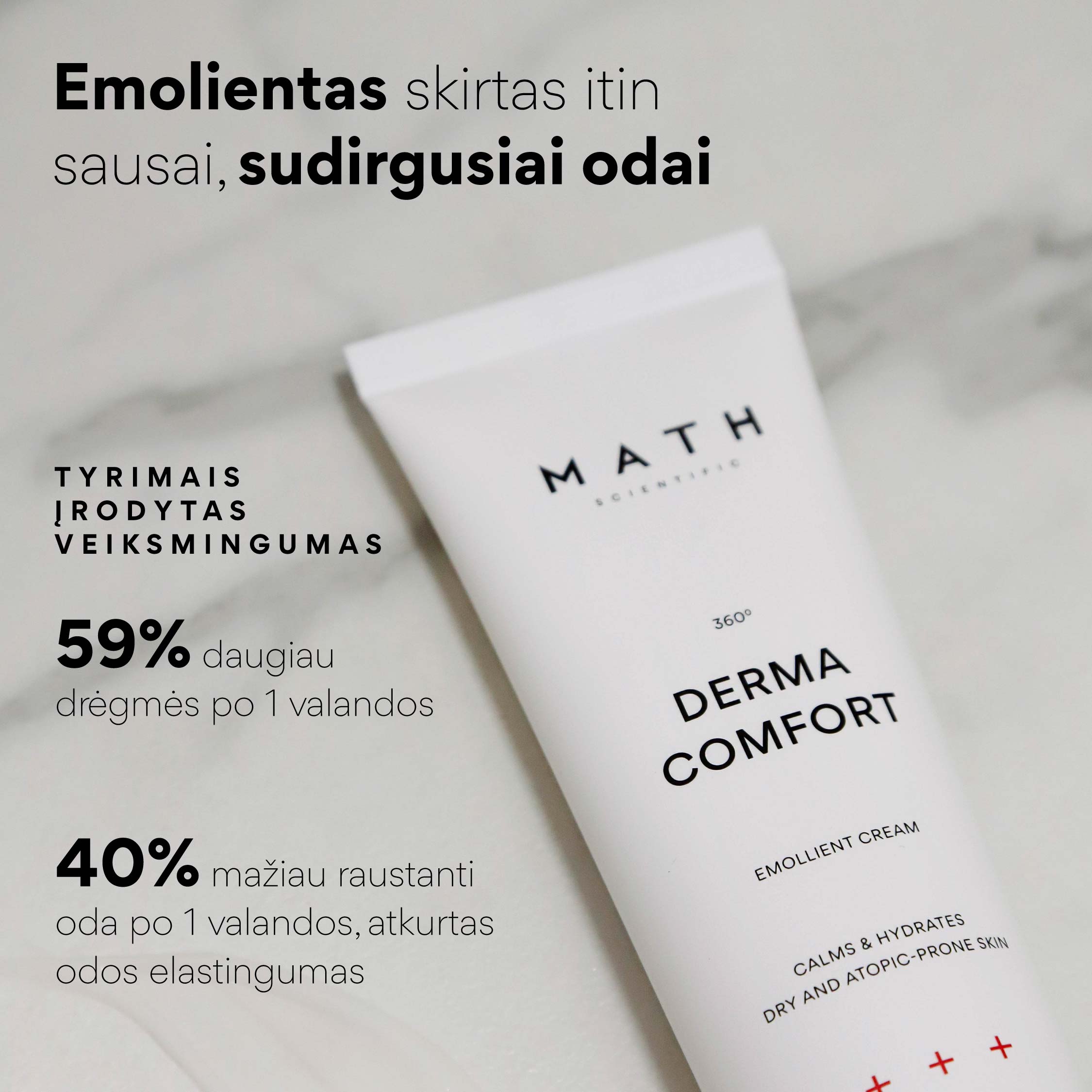 Maitinantis emolientas DERMA COMFORT 100 ml