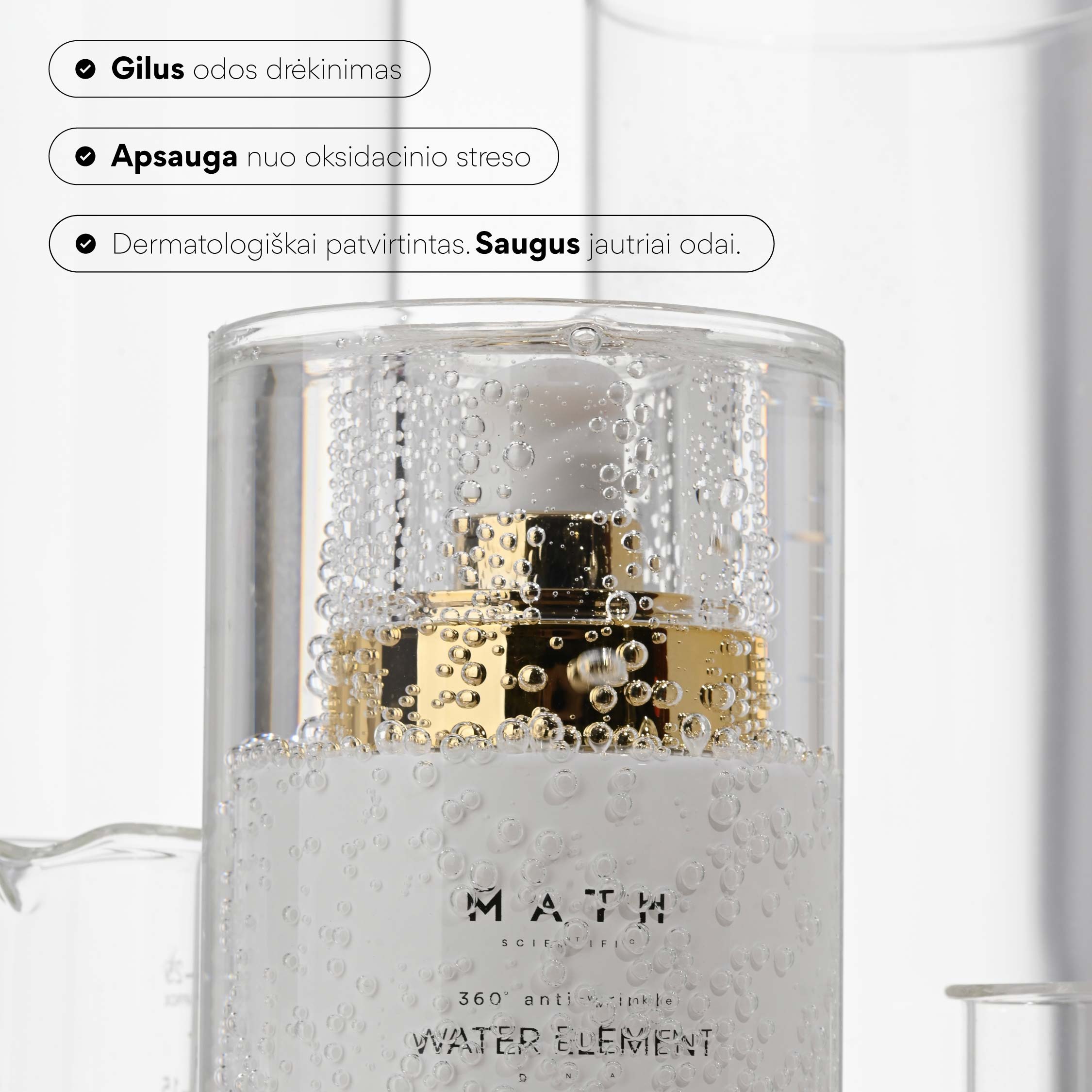 Giliai drėkinantis ir stangrinantis serumas WATER ELEMENT