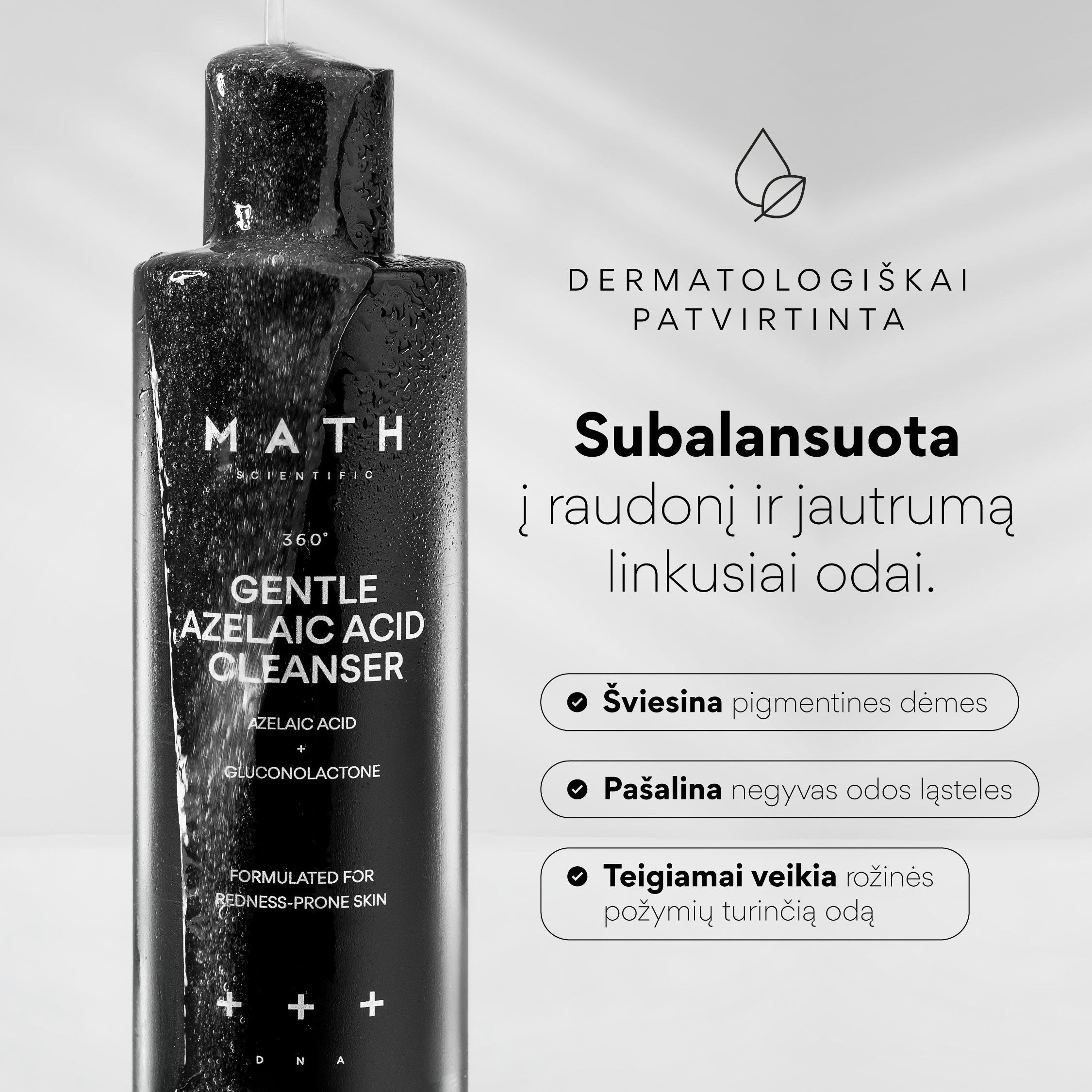 Prausiklis į jautrumą/raudonumą linkusiai odai