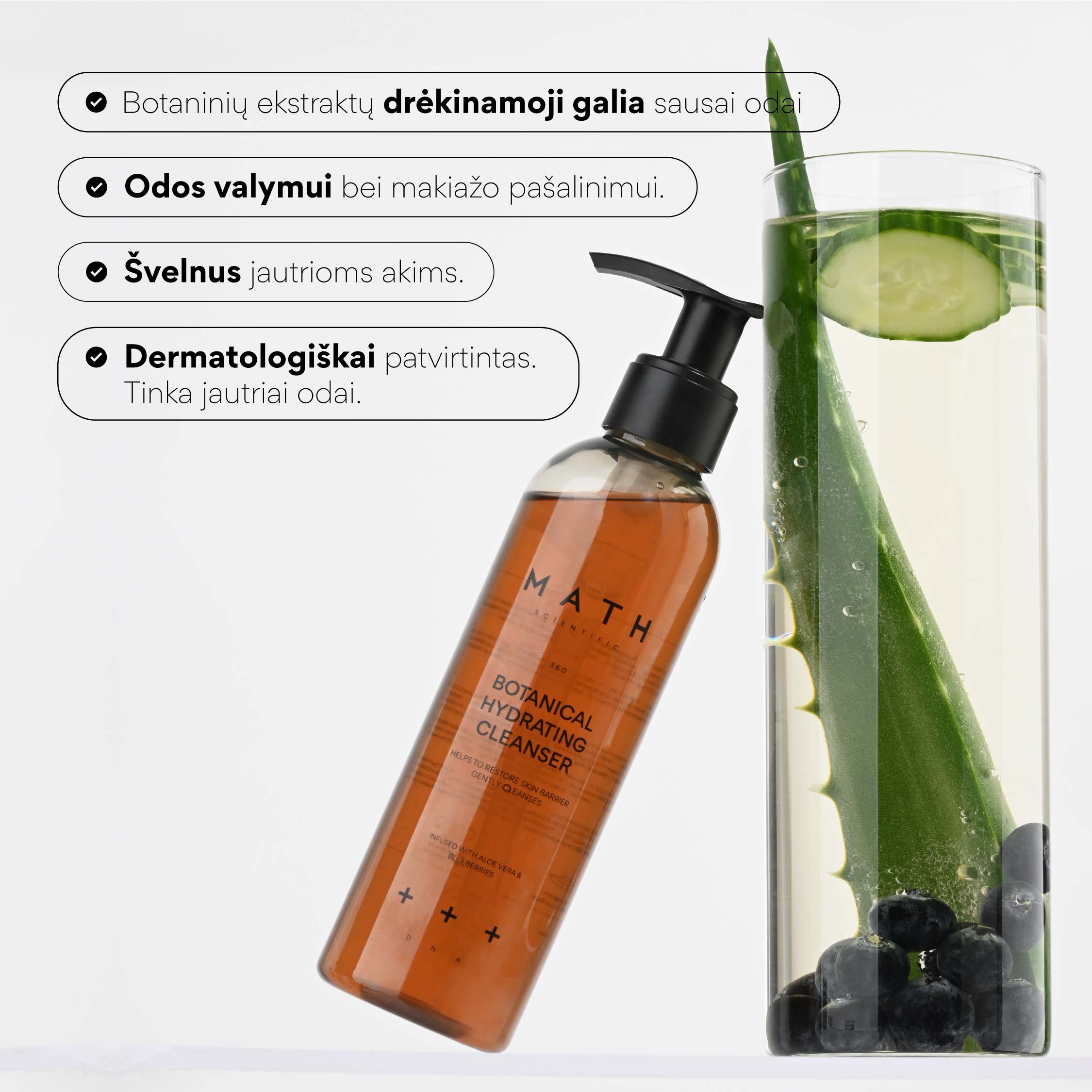 Raminantis prausiklis BOTANICAL HYDRATING CLEANSER