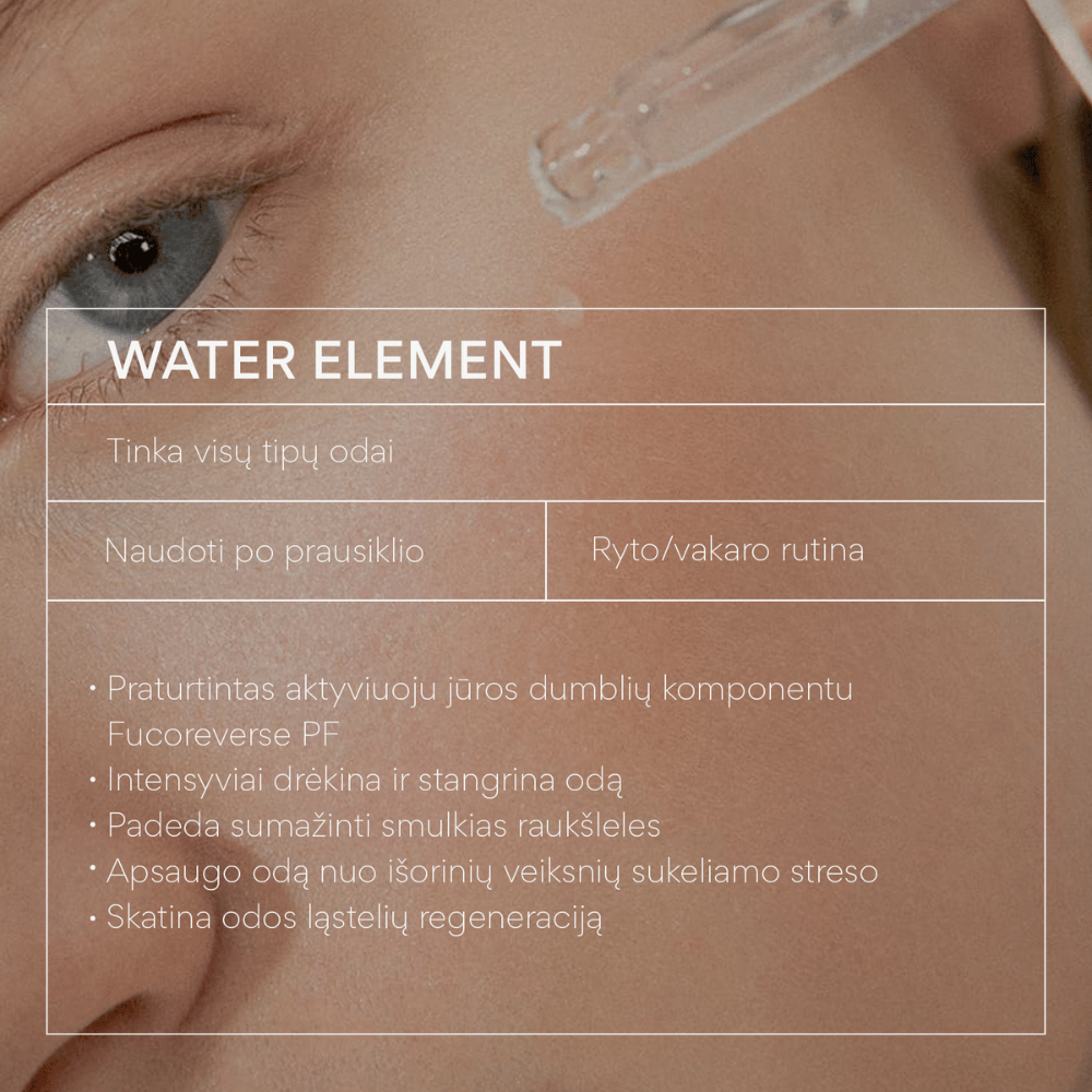 Giliai drėkinantis ir stangrinantis serumas WATER ELEMENT