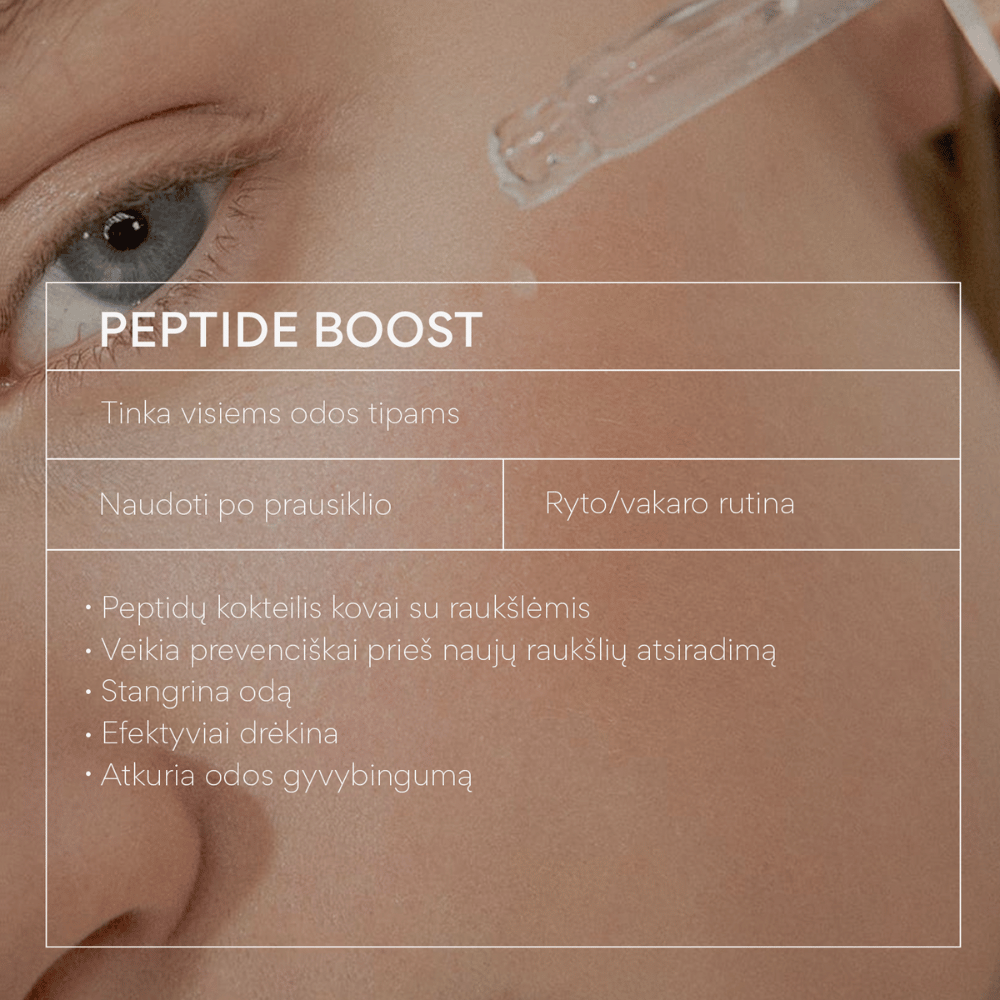 Peptidinis stangrinantis veido serumas PEPTIDE BOOST