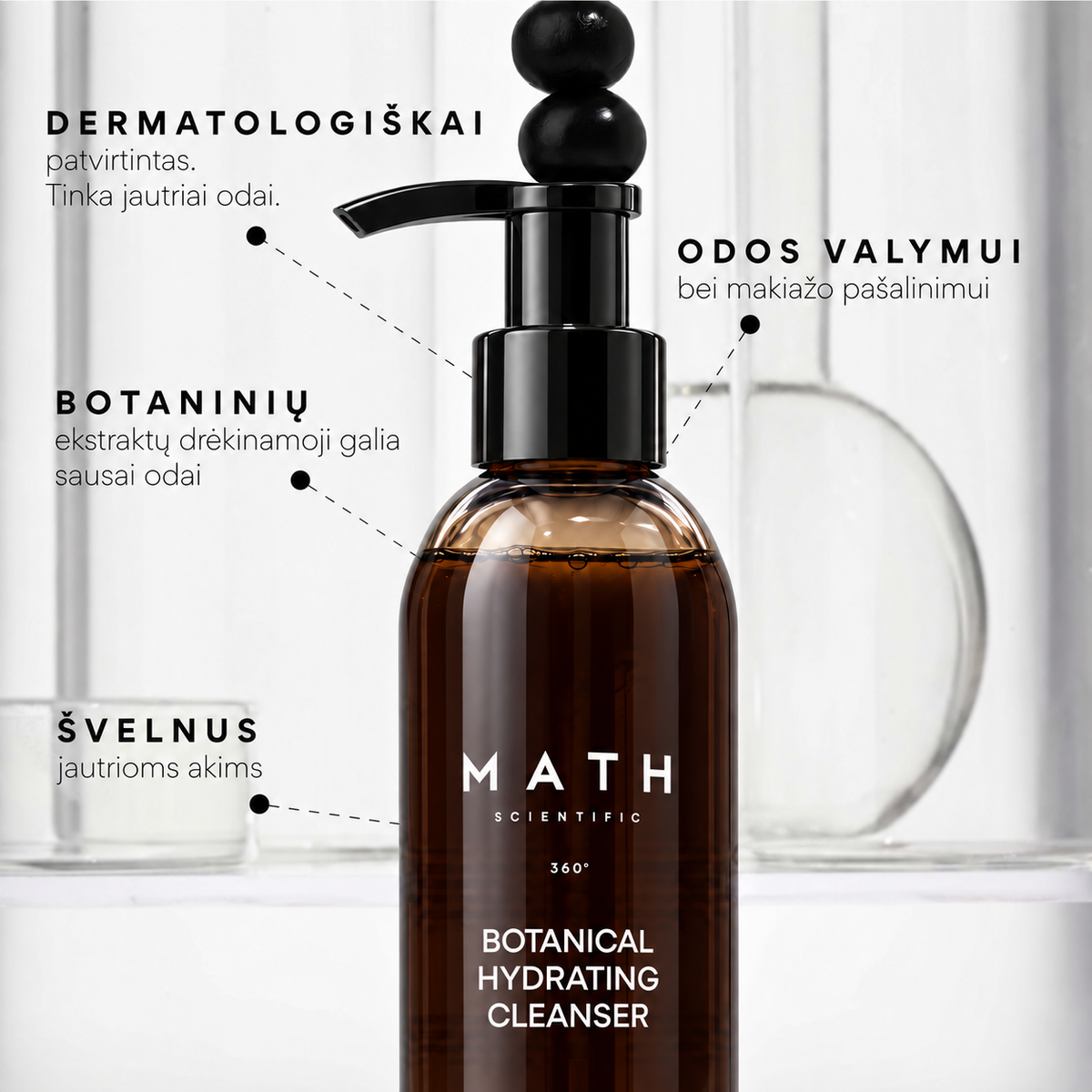 Raminantis prausiklis BOTANICAL HYDRATING CLEANSER