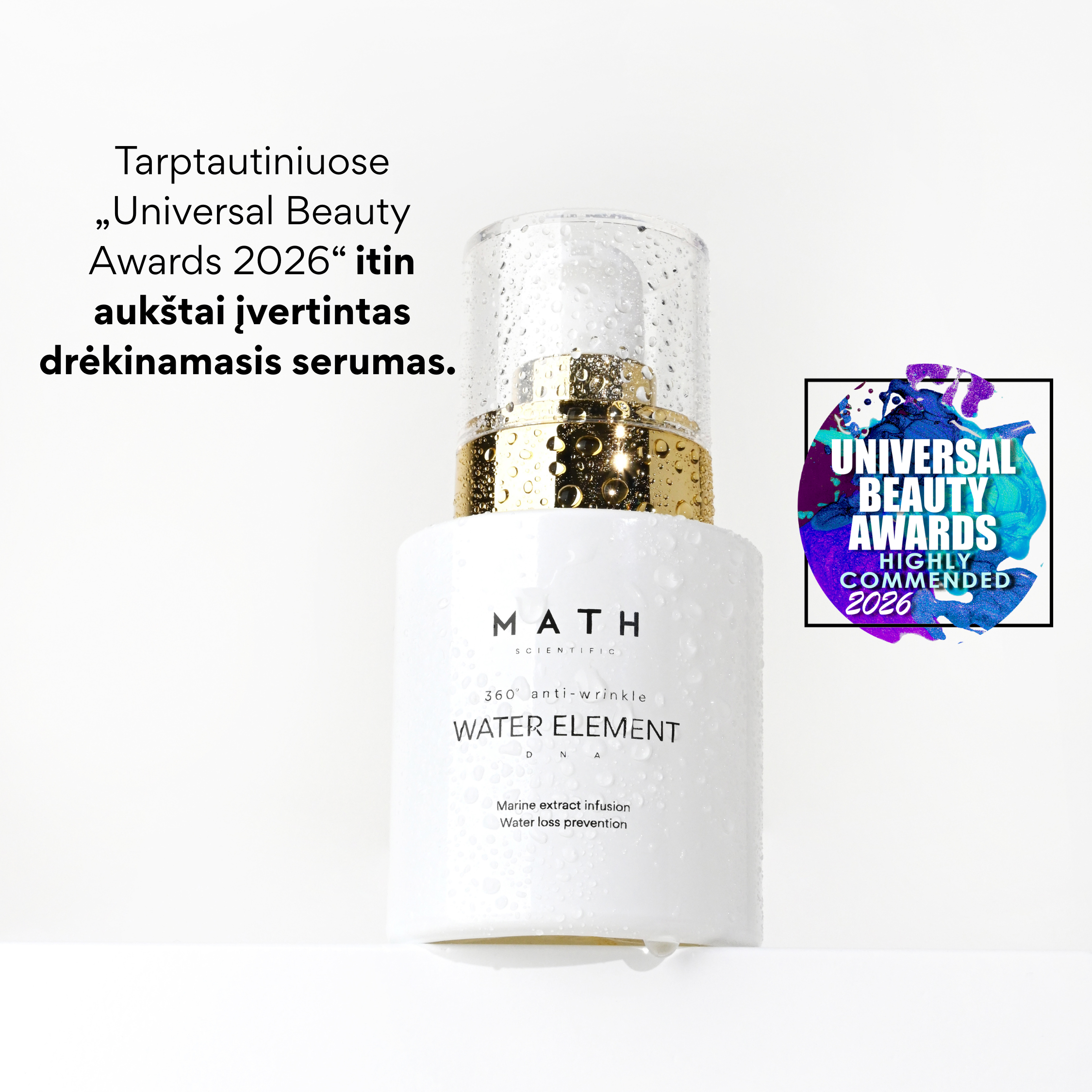 Giliai drėkinantis ir stangrinantis serumas WATER ELEMENT