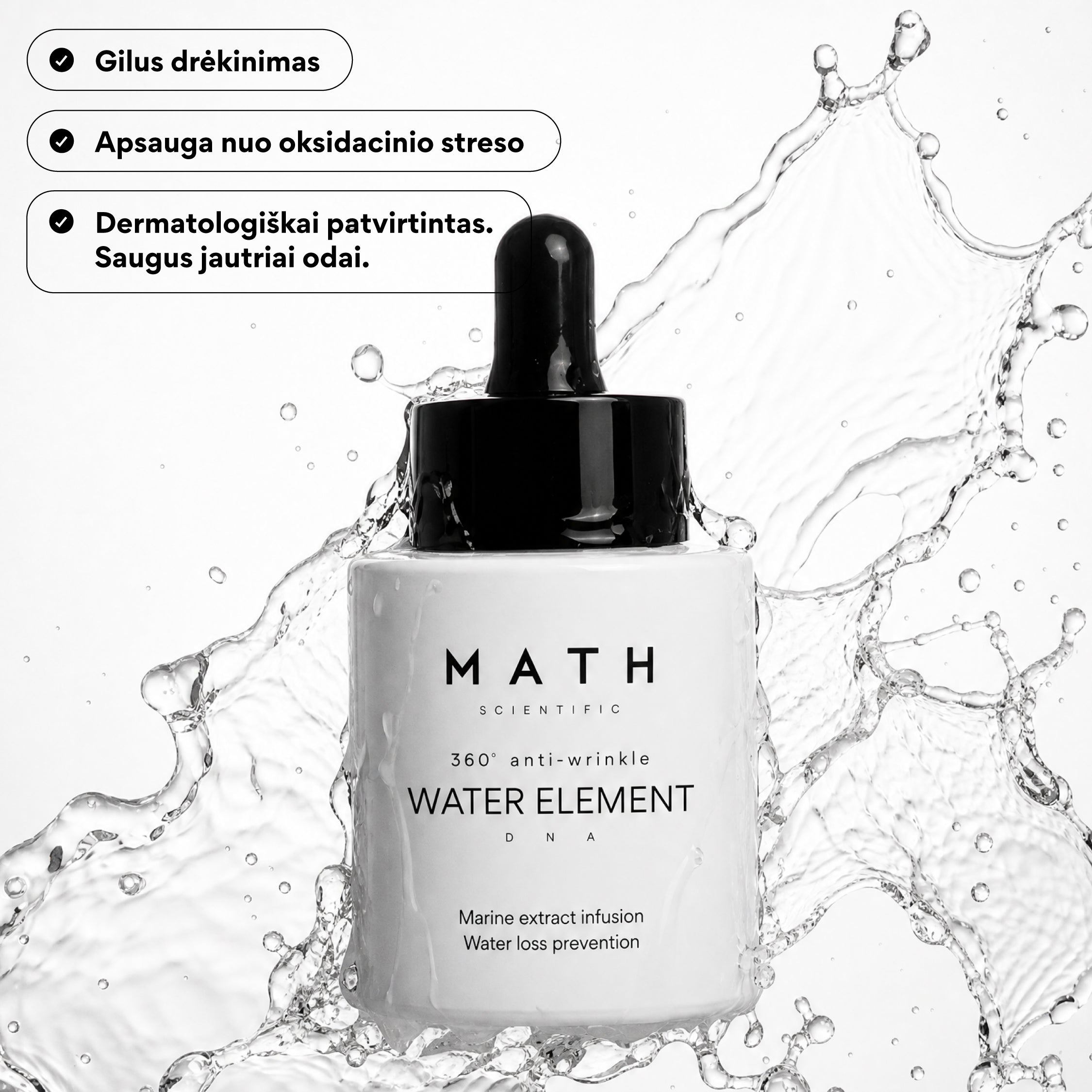 Giliai drėkinantis ir stangrinantis serumas WATER ELEMENT