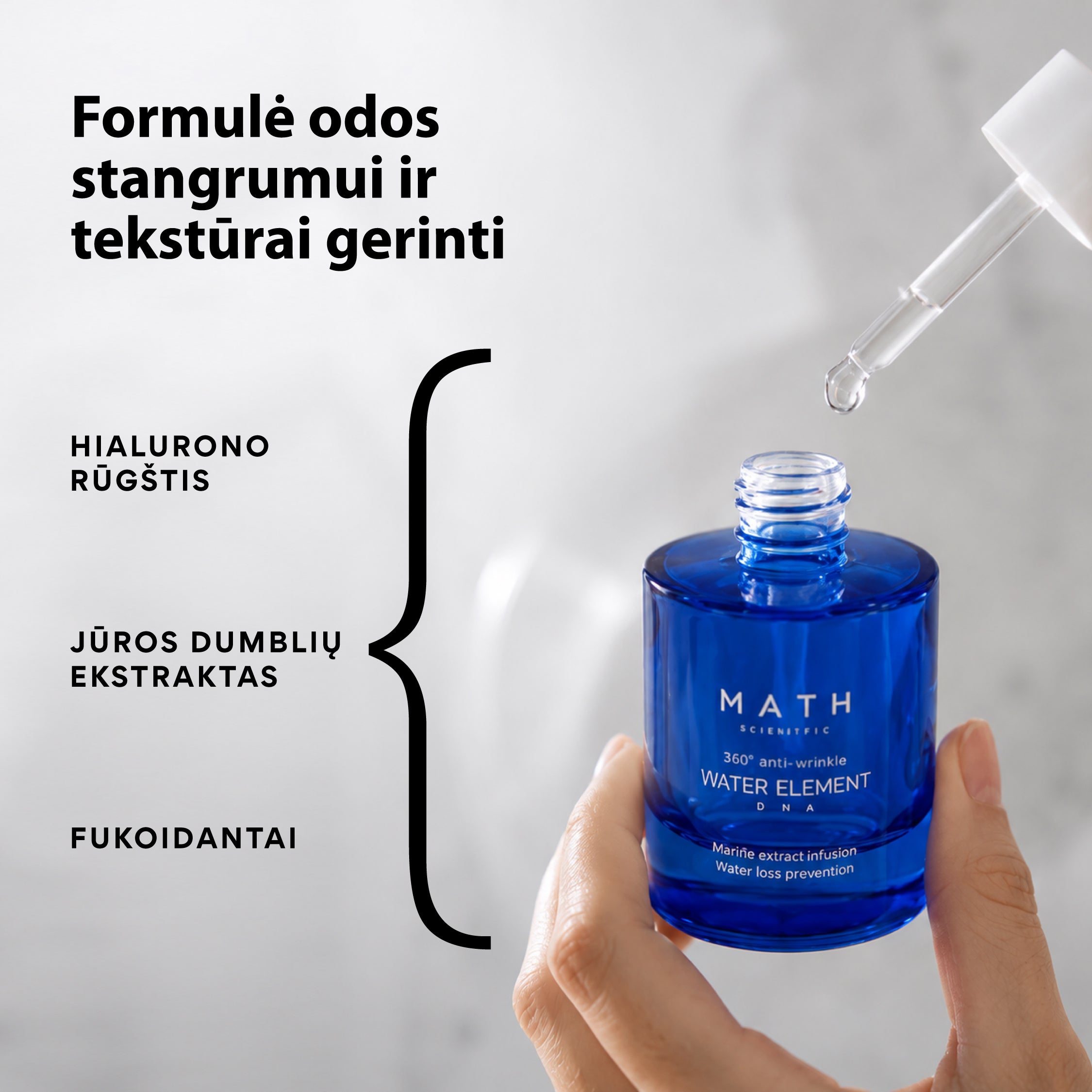 Giliai drėkinantis ir stangrinantis serumas WATER ELEMENT